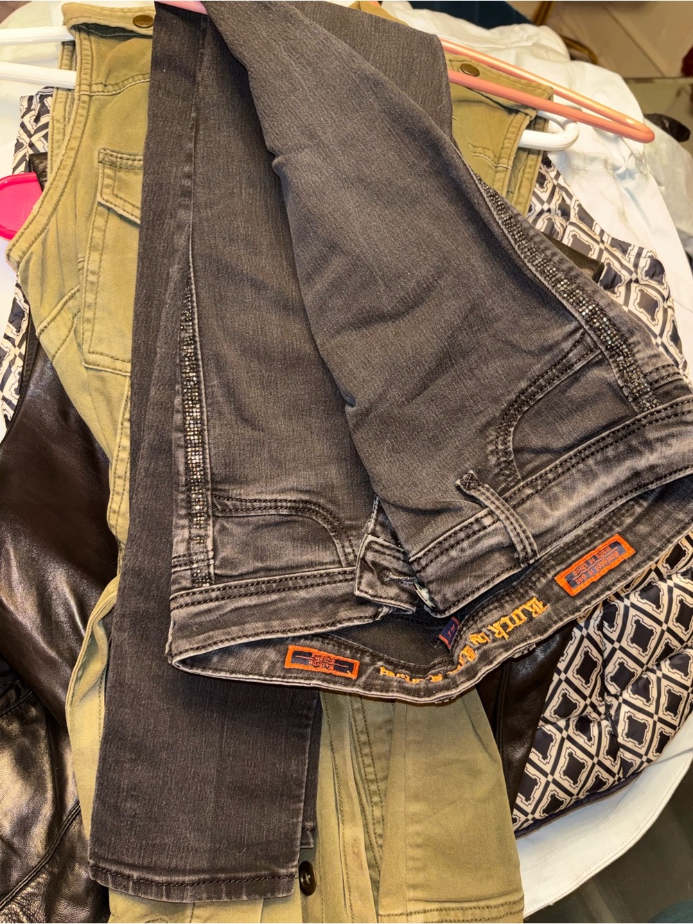 Rock & Revival Women's Washed Black Skinny Jeans size 27